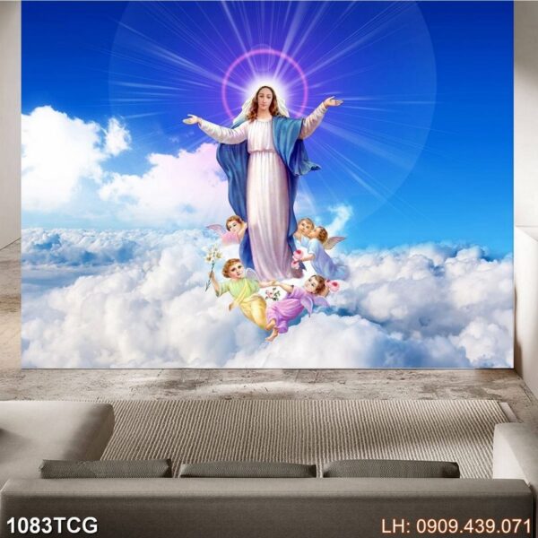 Ảnh Thiên Chúa dán kính - 1083TCG
