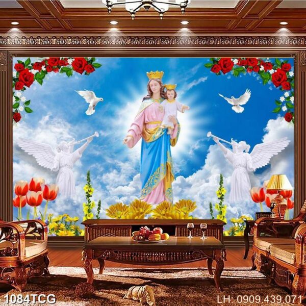 Mẫu tranh Công giáo dán tường - 1084TCG