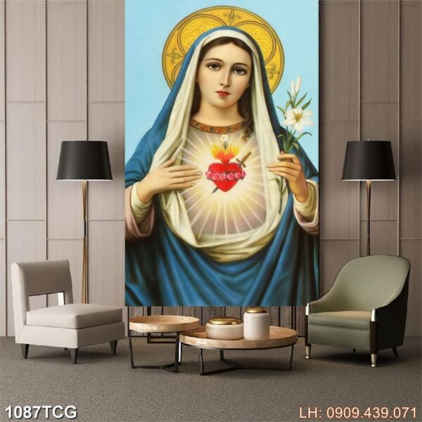 Tranh ảnh đạo Thiên Chúa đẹp - 1087TCG