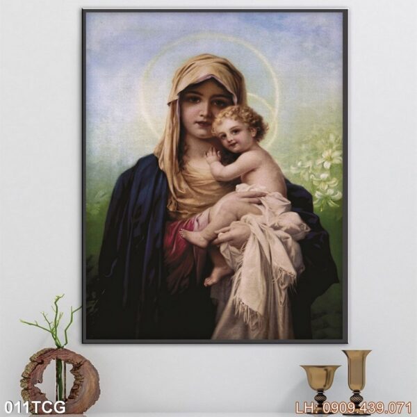 Ảnh đạo Thiên Chúa in laminate - 011TCG