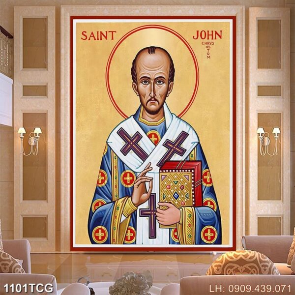 Bức tranh đạo Thiên Chúa tranh bộ - 1101TCG