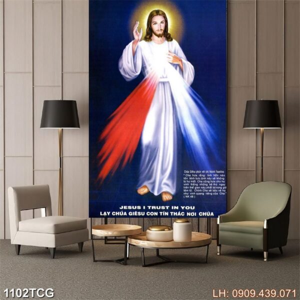 Tranh đạo Công giáo nghệ thuật - 1102TCG