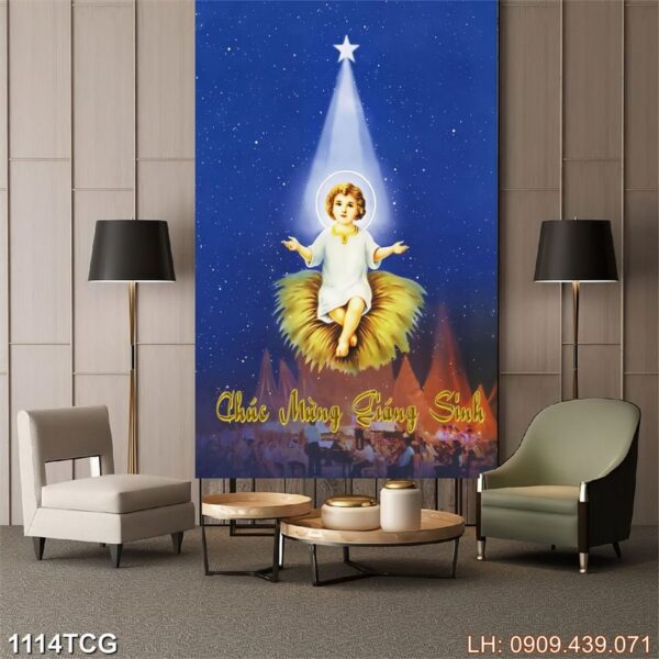 Tranh vẽ đạo Thiên Chúa đẹp - 1114TCG