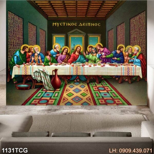 Tranh đạo Thiên Chúa in canvas - 1131TCG