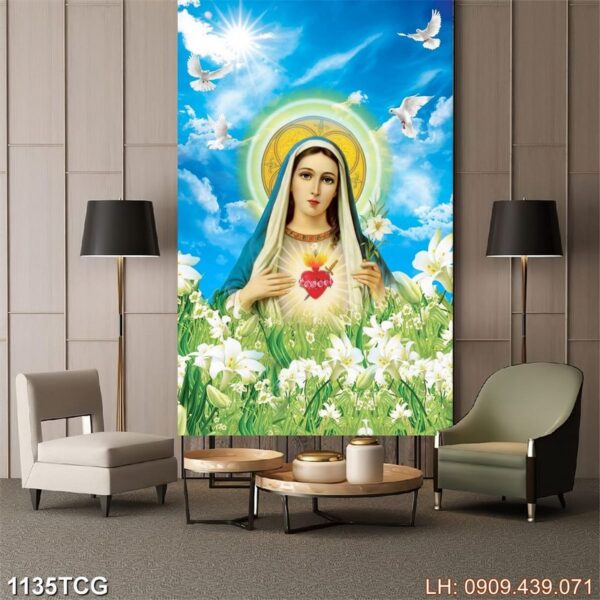Bức tranh Công giáo ấn tượng - 1135TCG