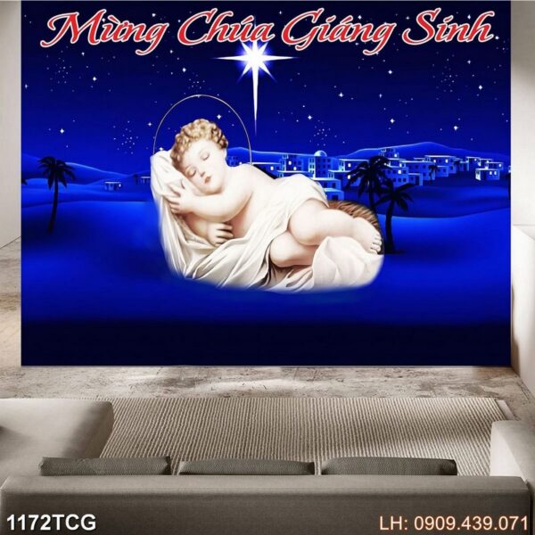 Tranh vẽ Công giáo ấn tượng - 1172TCG