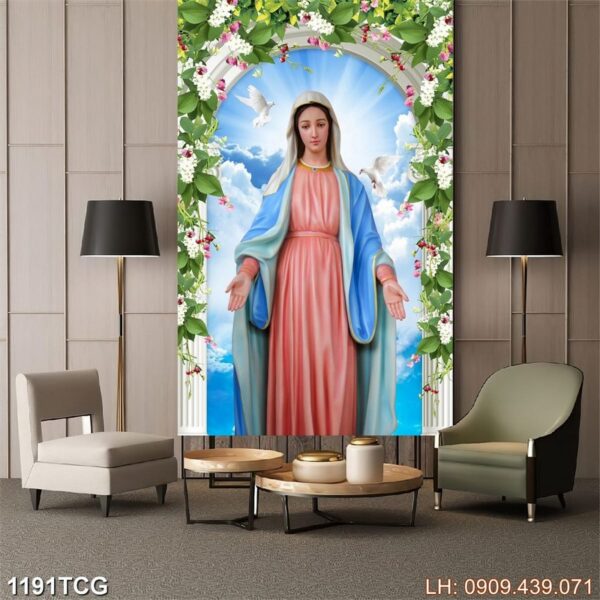 Bức tranh Thiên Chúa tại TpHCM - 1191TCG