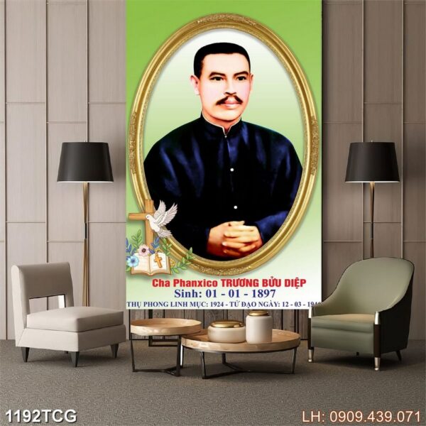 Bức tranh Công giáo dán tường - 1192TCG