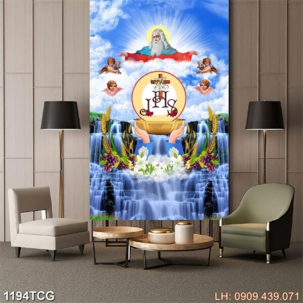 Bức tranh Thiên Chúa nghệ thuật - 1194TCG