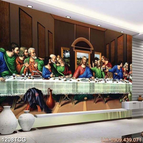 Hình ảnh Thiên Chúa dán tường - 1208TCG