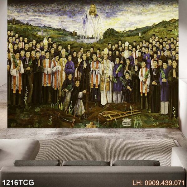 Tranh đạo Thiên Chúa có khung - 1216TCG