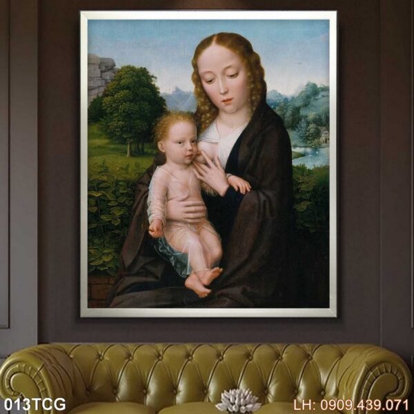 Ảnh đạo Công giáo in tráng gương - 013TCG