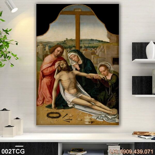 Bức tranh Thiên Chúa nhà thờ - 002TCG