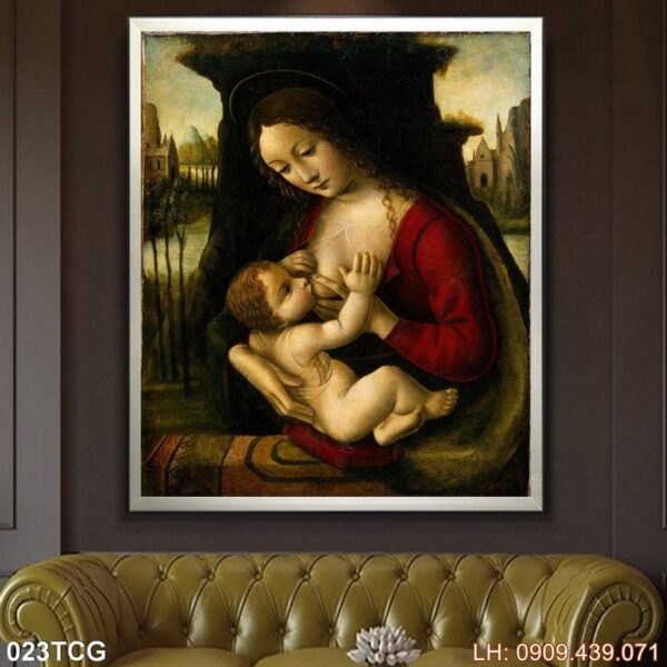 Tranh đạo Thiên Chúa có khung - 023TCG