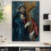 Tranh vẽ Thiên Chúa in tráng gương - 368TCG