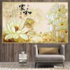 Tranh ảnh bông sen in canvas - 1222TCK