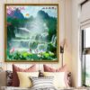 Ảnh cửu ngư quần hội in tráng gương - 170TCK