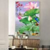 Tranh vẽ bông sen tại TpHCM - 1755TCK