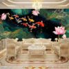 Bức tranh bông sen ấn tượng - 2098TCK