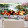 Tranh hoa sen khổ lớn - 2158TCK