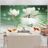 Bức tranh sen dán tường - 2224TCK