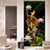 Tranh ảnh cửu ngư quần hội dán kiếng - 2271TCK
