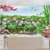 Bức tranh hoa sen tại TpHCM - 2296TCK