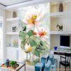 Bức tranh cánh sen khổ lớn - 2374TCK