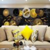 Tranh vẽ cánh sen in tráng gương - 2398TCK