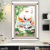 Bức tranh cửu ngư quần hội giá rẻ - 242TCK