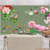 Ảnh bông sen có khung - 2570TCK