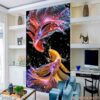 Mẫu tranh sen dán kiếng - 2638TCK