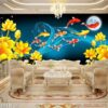 Tranh đóa sen dán tường - 2644TCK
