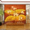 Mẫu tranh bông sen dán tường - 2746TCK