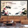 Bức tranh đóa sen in canvas - 398TCK