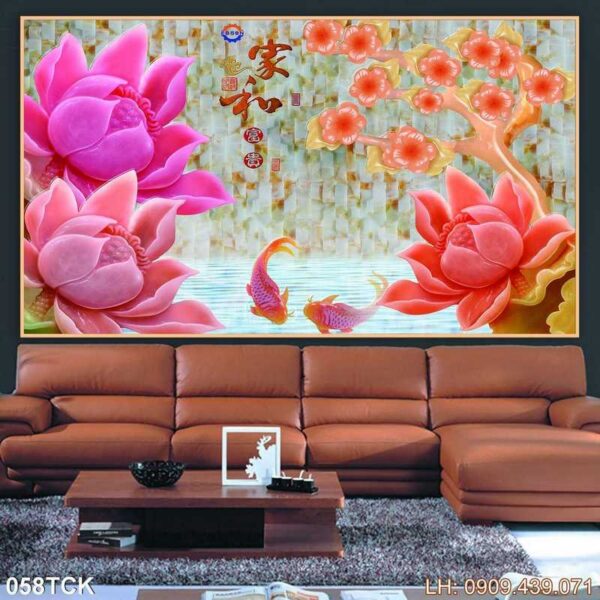 Tranh ảnh hoa sen tại TpHCM - 058TCK