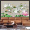 Bức tranh cá chép hoa sen tại TpHCM - 595TCK