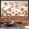 Bức tranh hoa sen tại TpHCM - 608TCK