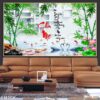 Tranh cửu ngư quần hội ấn tượng - 618TCK