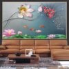 Bức tranh cửu ngư quần hội khổ lớn - 641TCK