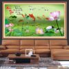 Tranh vẽ sen tại TpHCM - 817TCK