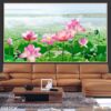 Bức tranh hoa sen tại TpHCM - 968TCK