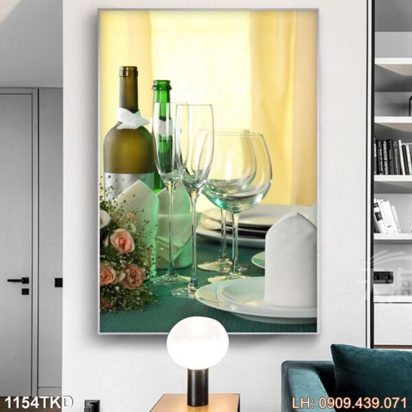 Hình ảnh treo cầu thang giá rẻ - 1154TKD