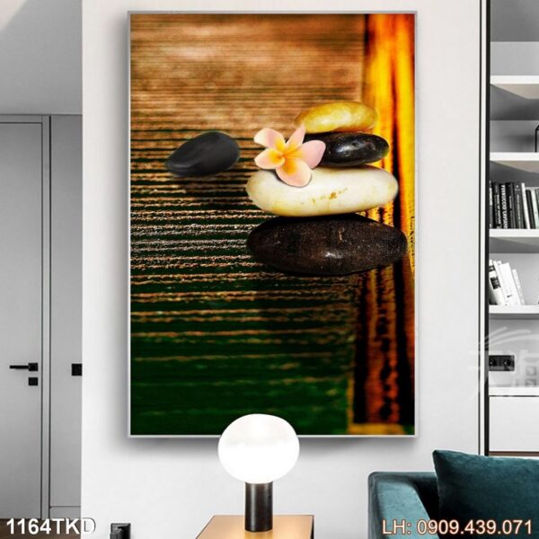Bức tranh khổ dọc in canvas - 1164TKD