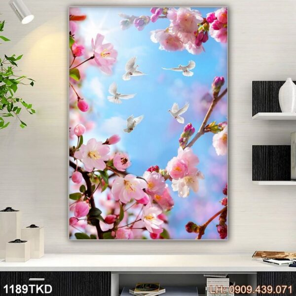 Bức tranh khổ đứng in nhanh - 1189TKD