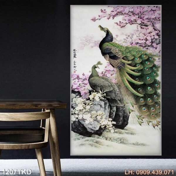 Tranh treo cầu thang in laminate - 1207TKD