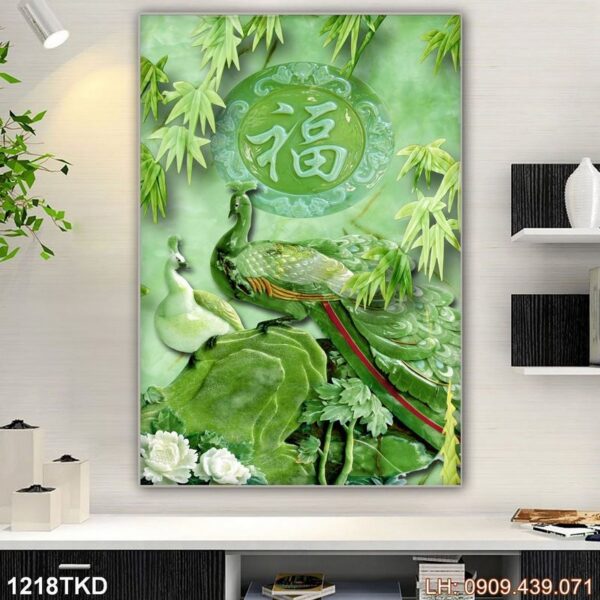 Bức tranh treo cầu thang tại TpHCM - 1218TKD