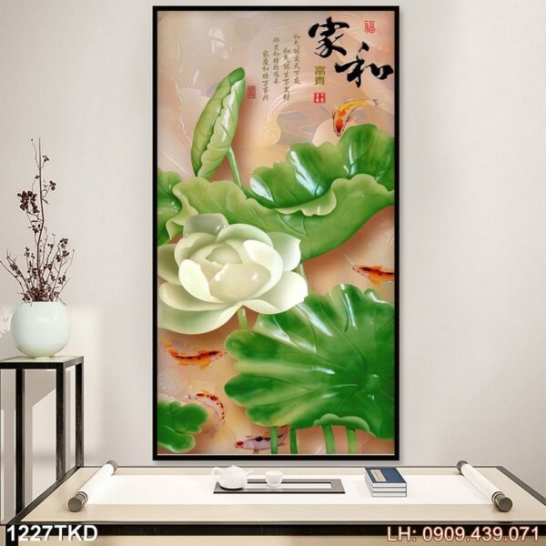 Tranh ảnh treo cầu thang phổ biến - 1227TKD