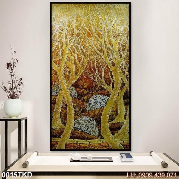 Bức tranh khổ dọc có khung - 015TKD