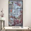Bức tranh treo đứng dán kiếng - 167TKD